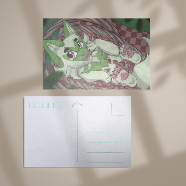 Sprigatito Pokemon Postcard