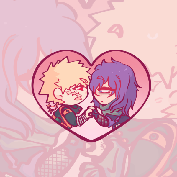 Hero ship series adult Baku x shinso Clear Acrylic Keychains