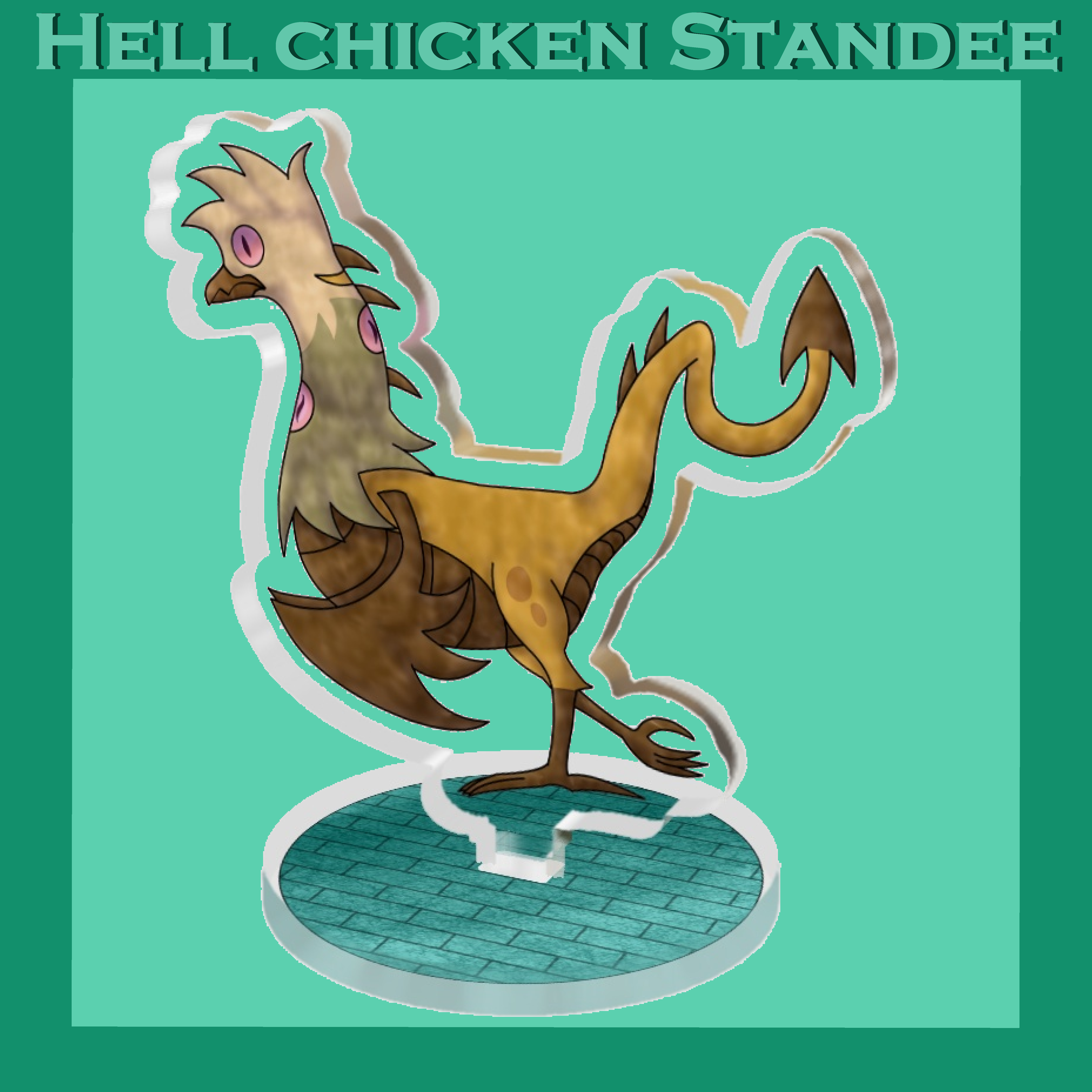 Hell Chicken Standee