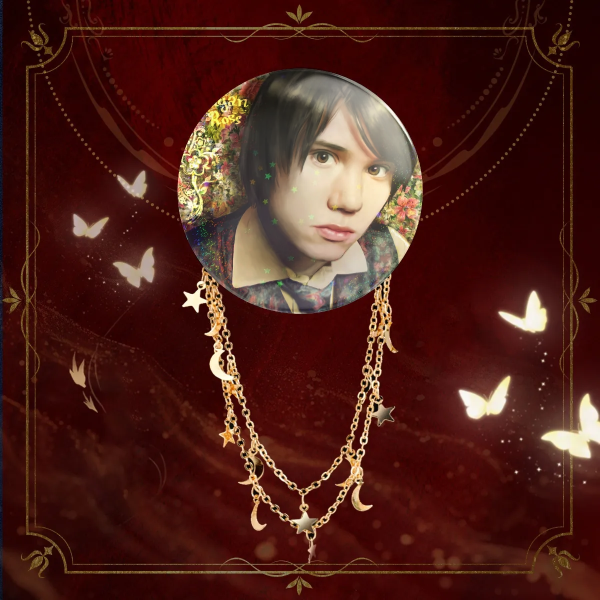 Ryan Ross - Panic! At The Disco Round Badge With Chains
