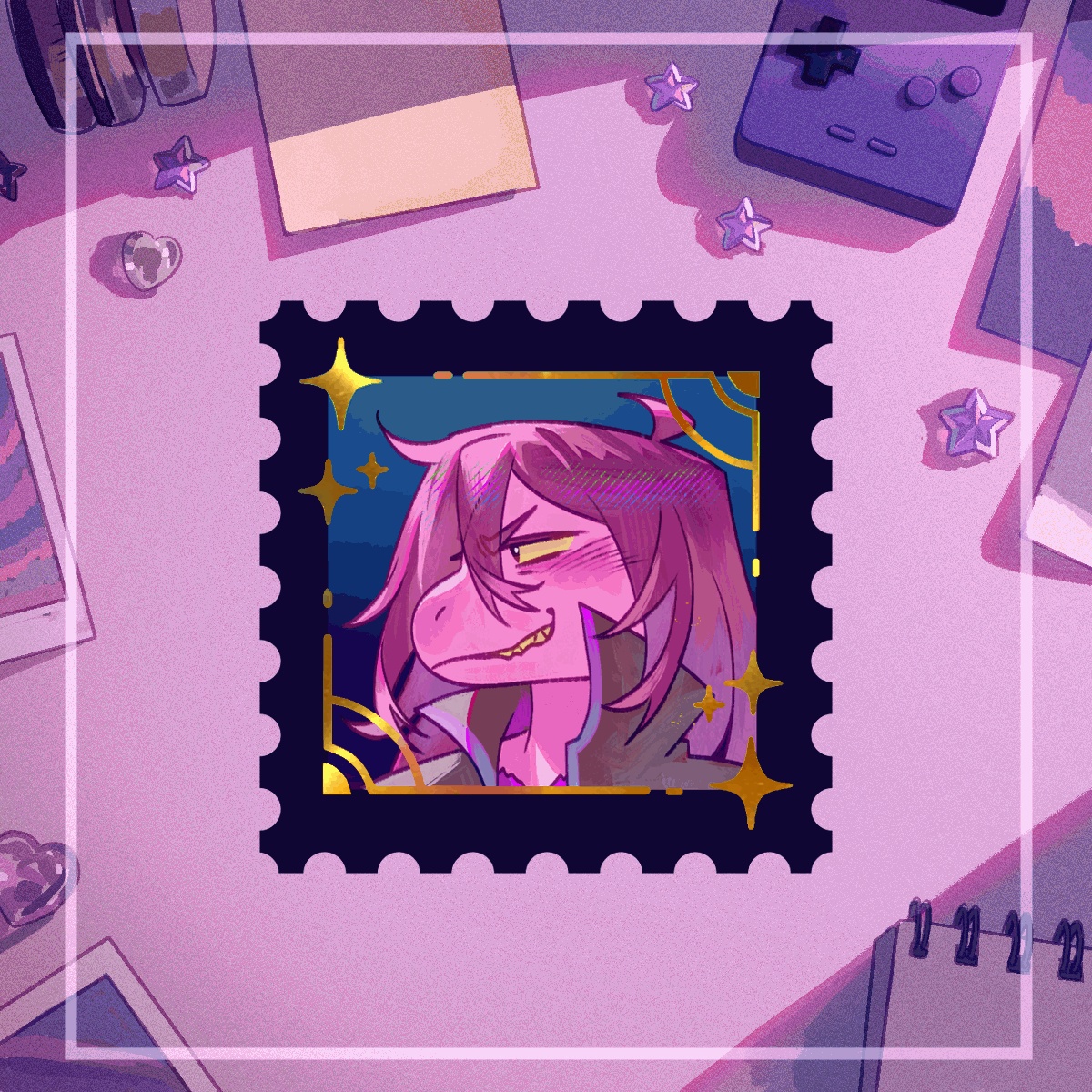 Susie Foil Stamp Sticker