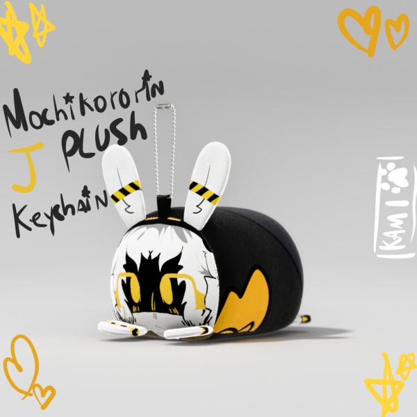 Bunny J Murder Drones Mochikororin Plush Keychain ⭐