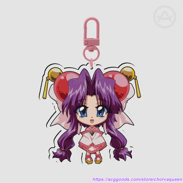 Cherry Acrylic Keychain