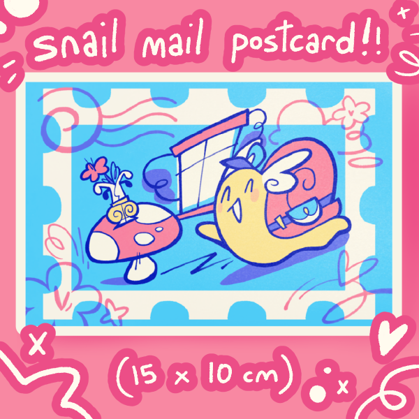 Snail Mail - Postcard Print