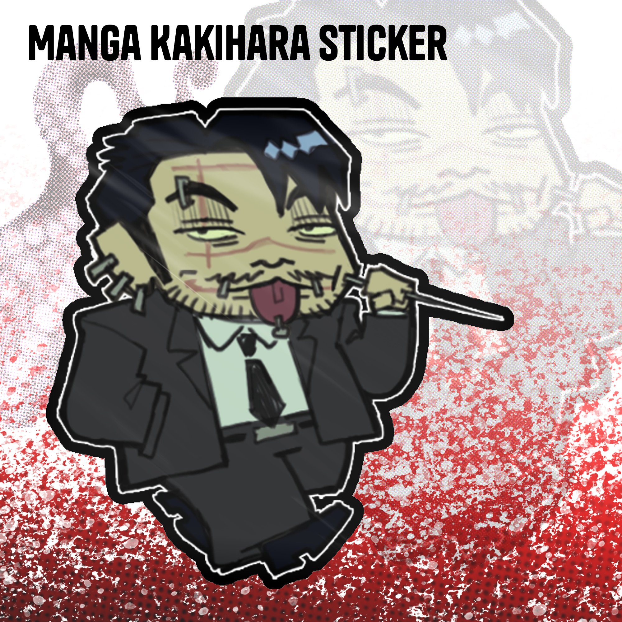 Manga Kakihara Sticker