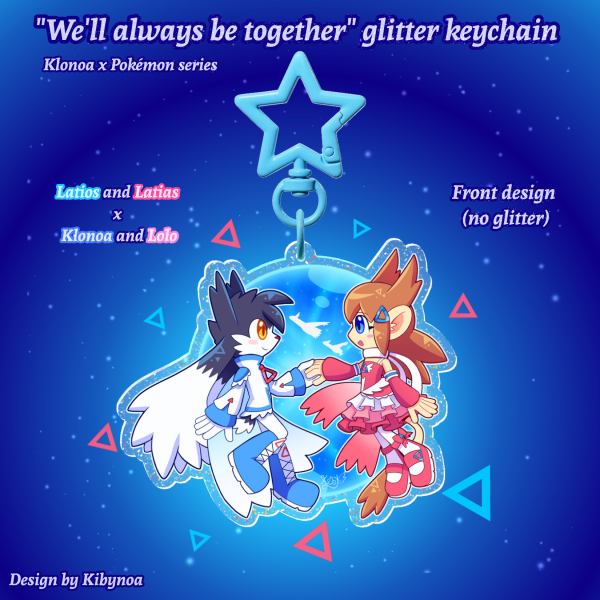 "We'll always be together" keychain