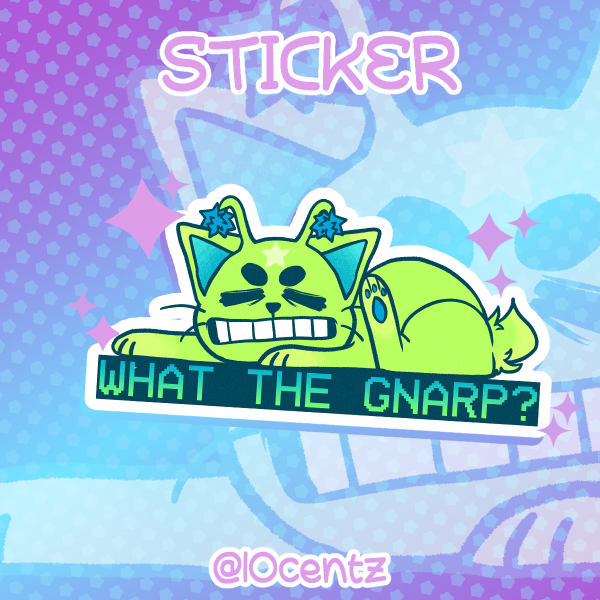 What The Gnarp? Sticker
