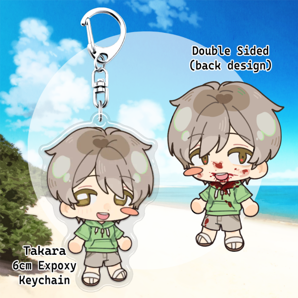 Takara (Paradise) Epoxy Clear Acrylic Keychains