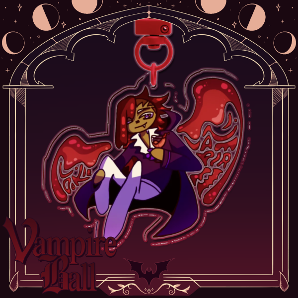 Vampire Cookie Keychain