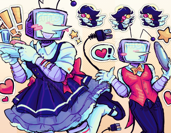 Mr Ant Tenna's Maid Cafe // Art Board