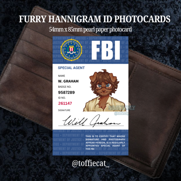 Furry Will Graham ID Photocard