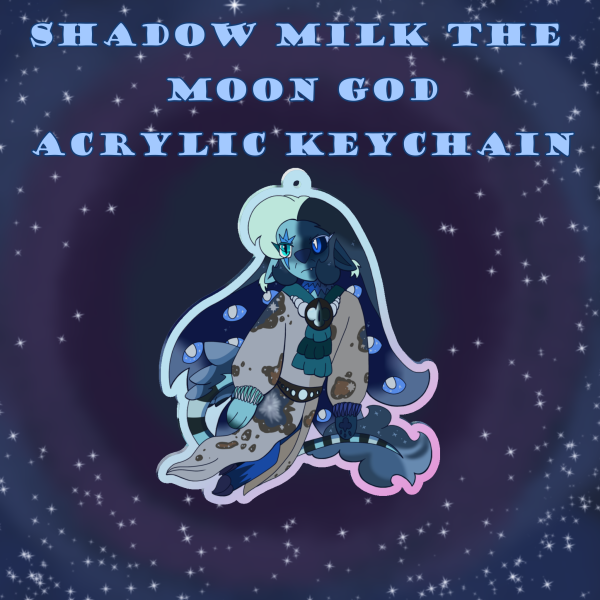 Shadow Milk the Moon God Acrylic Keychain