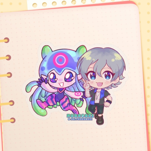 Kiyo Jelly Clear PET Vinyl Die Cut Stickers