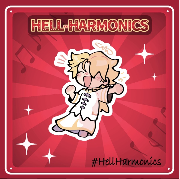 Abel - Hell Harmonics - Sticker Die Cut Stickers
