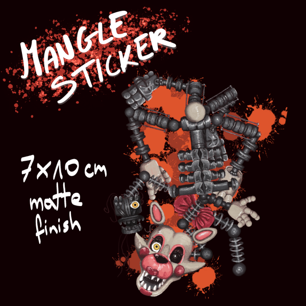 Mangle Sticker FNAF
