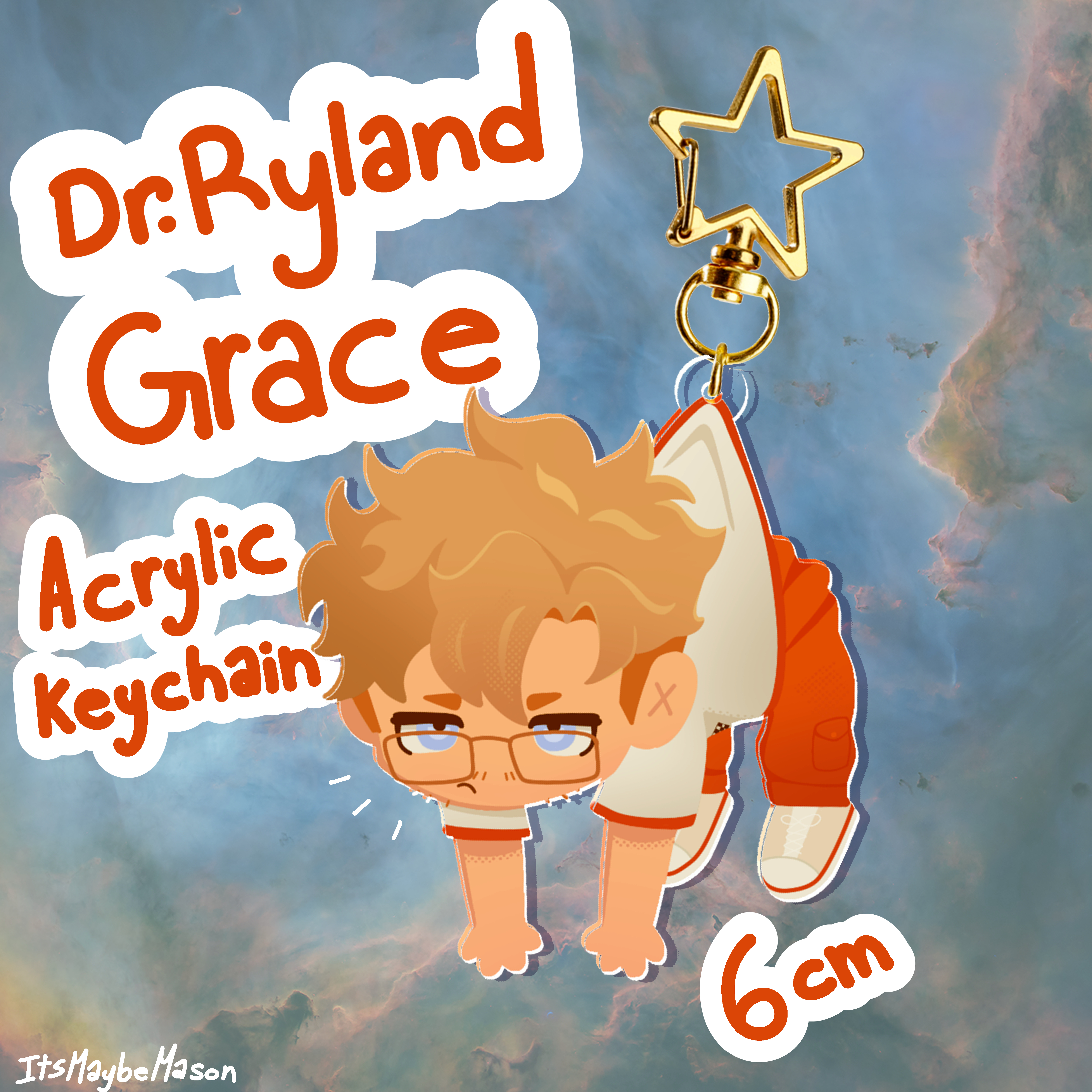 Ryland Grace Project Hail Mary Acrylic Keychain