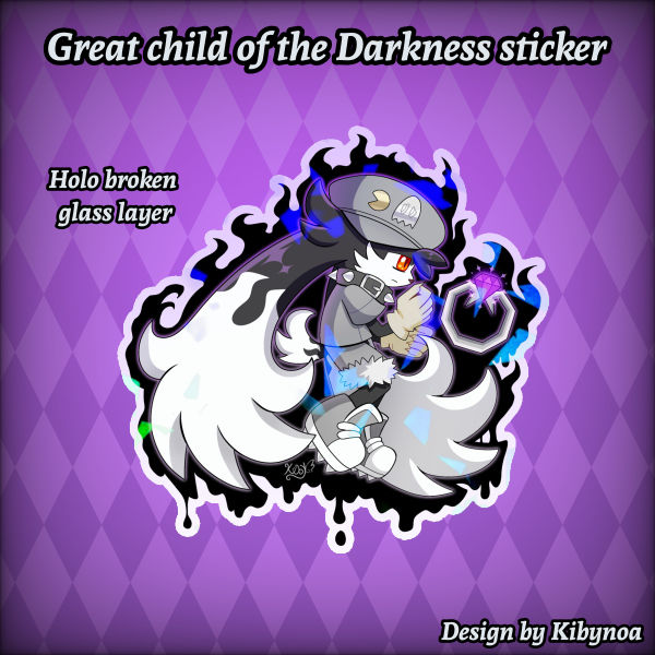 Great child of the darkness sticker