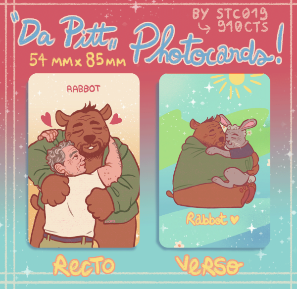 "Jack and bear!Robby" Pearl Paper Photocards