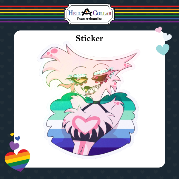 Abgel Dust | Die Cut Sticker | HellACollab Pride Collection