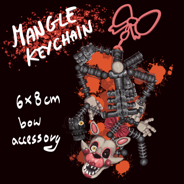Mangle Keychain FNAF