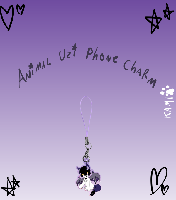 Animal Uzi Murder Drones Acrylic Phone Charm ⭐