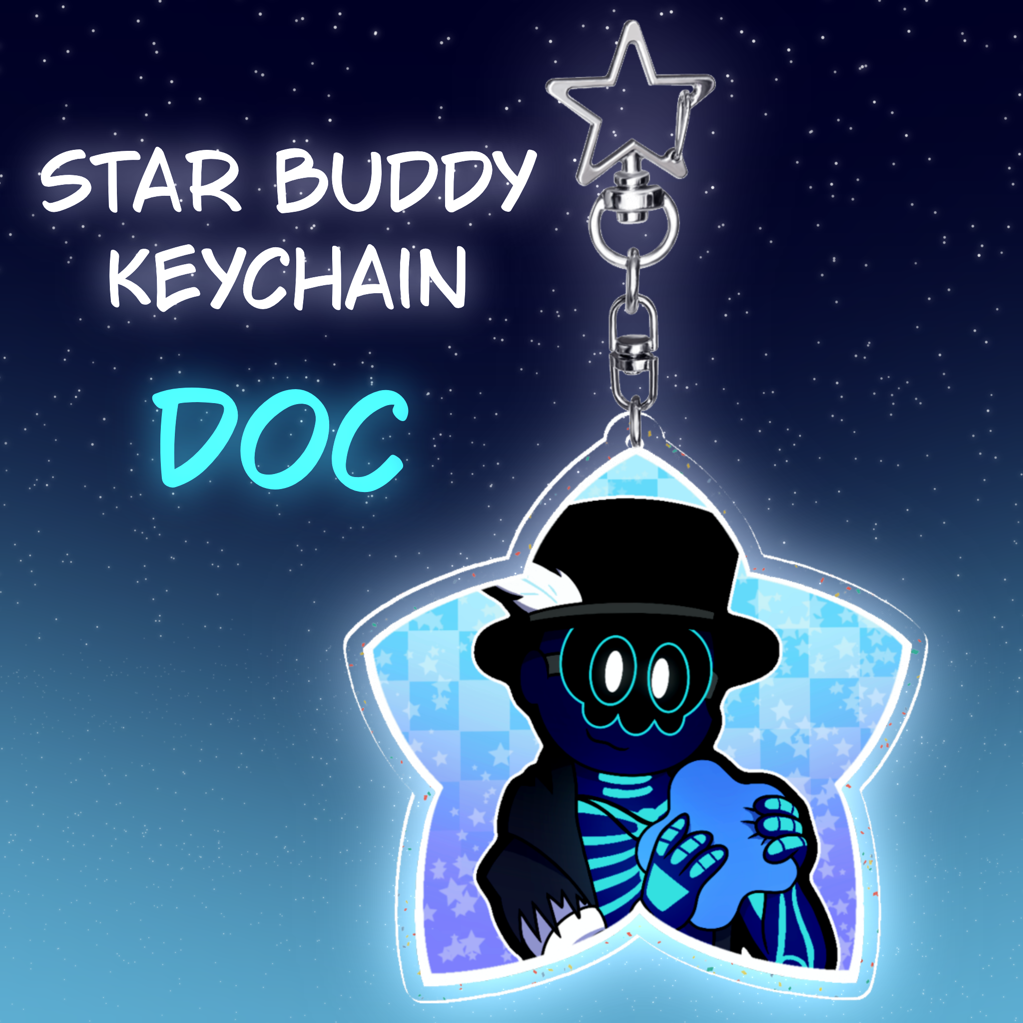 TLT Doc Star Buddy Acrylic Keychain