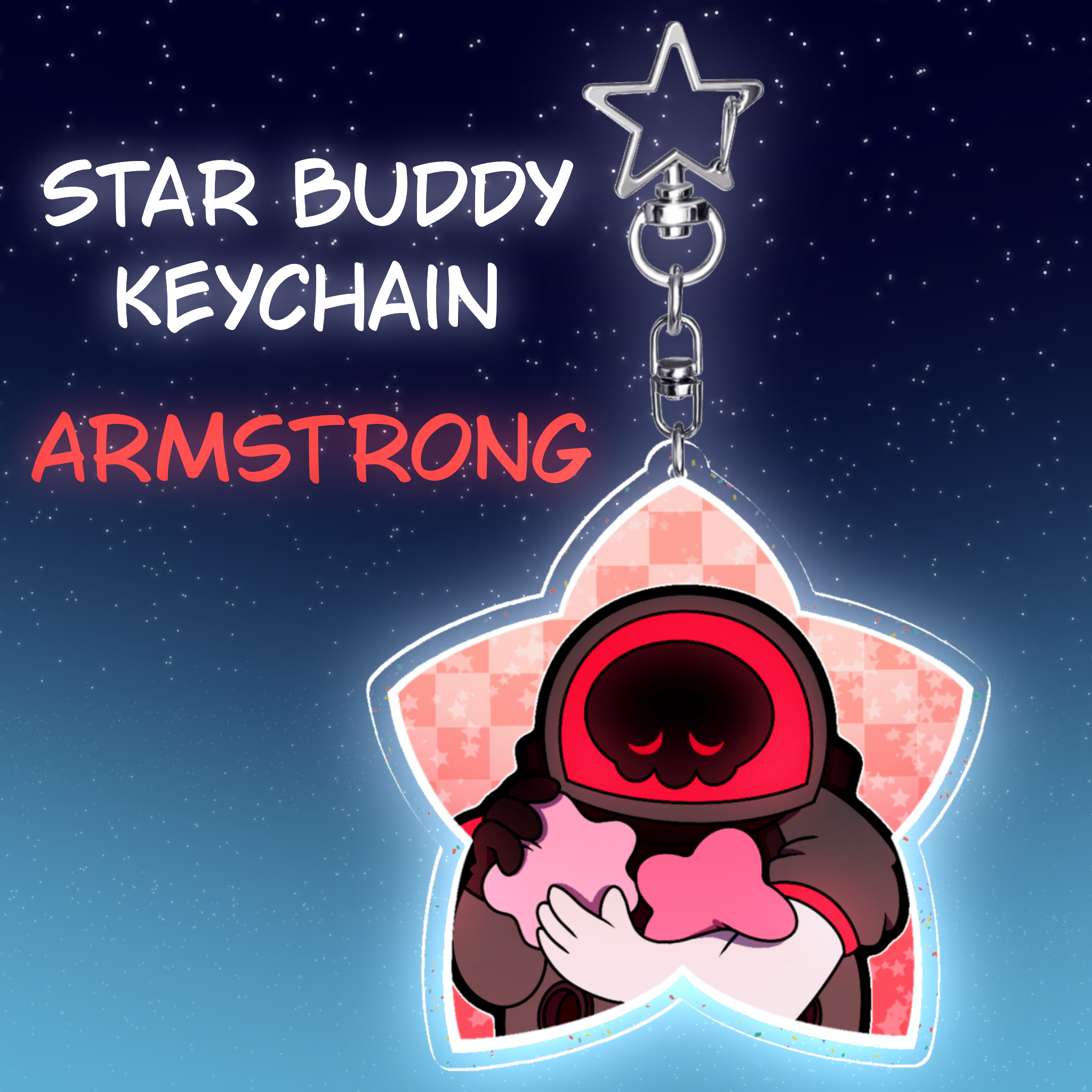 TLT Armstrong Star Buddy Acrylic Keychain