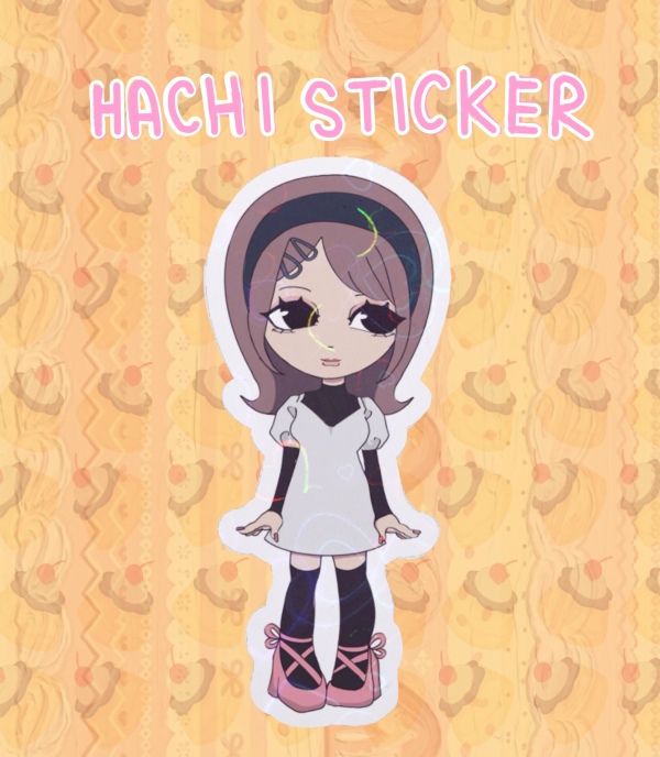 Hachi stickers