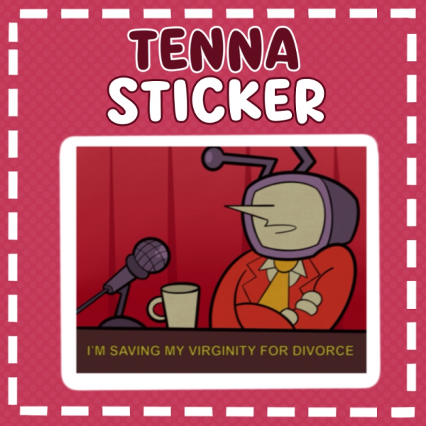 Funny Tenna Sticker
