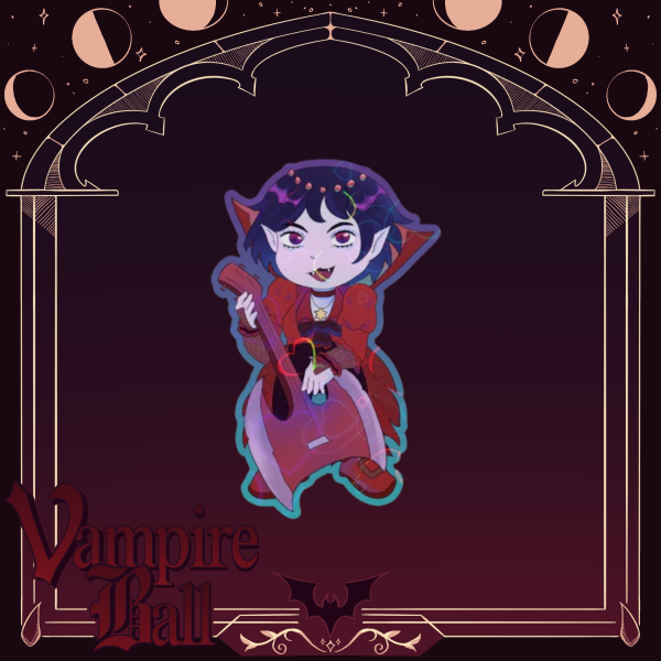 Marceline Colored Edge Die Cut Stickers