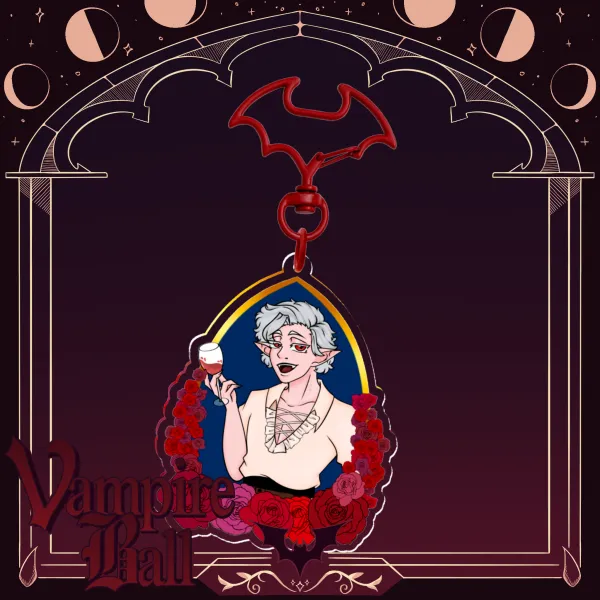 Astarion Keychain / Vampire Ball Collab / BG3