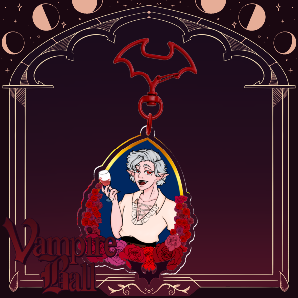 Astarion Keychain / Vampire Ball Collab / BG3