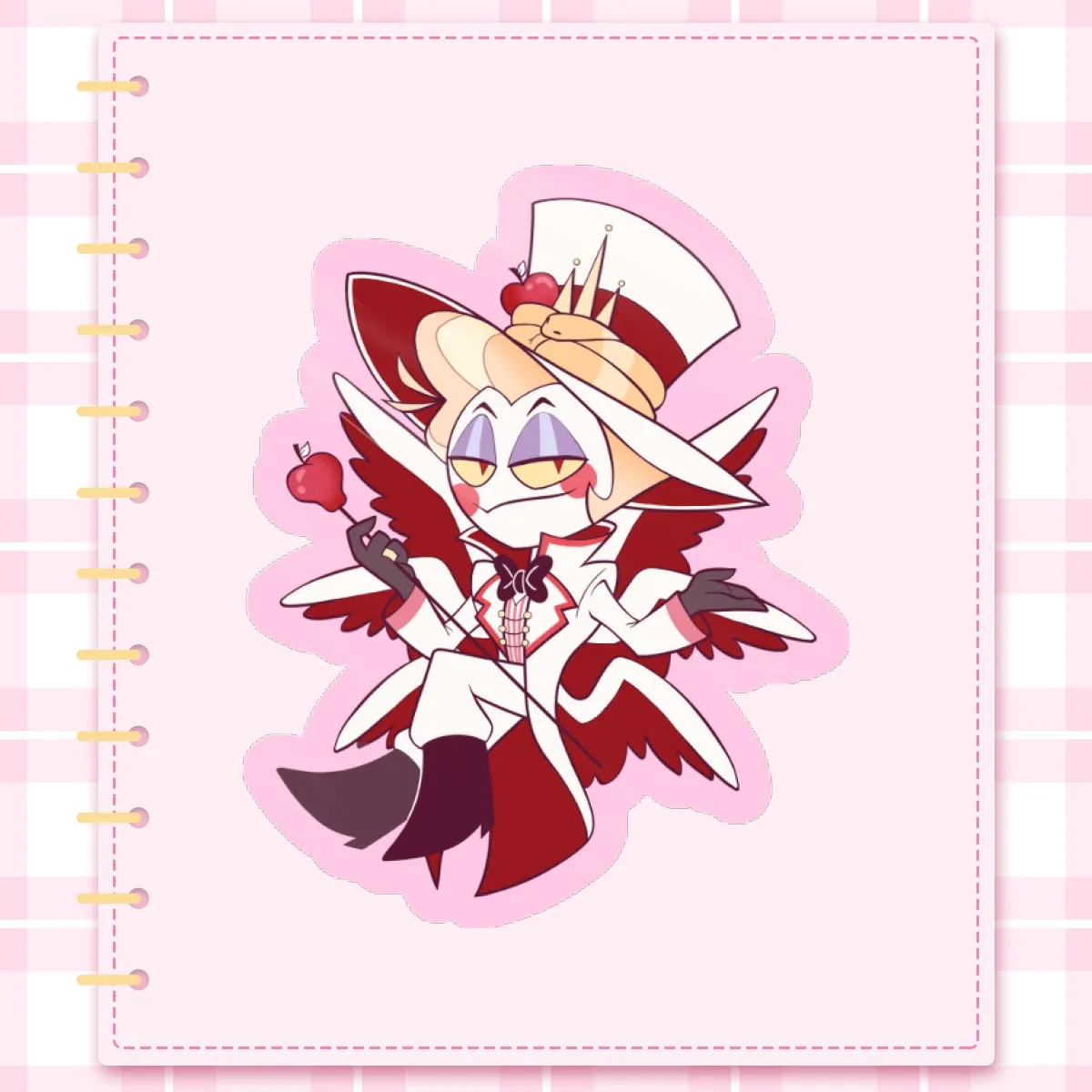 Lucifer Hazbin Hotel sticker