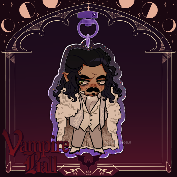 Vladislav Unholy Masquerade - Glitter Keychain