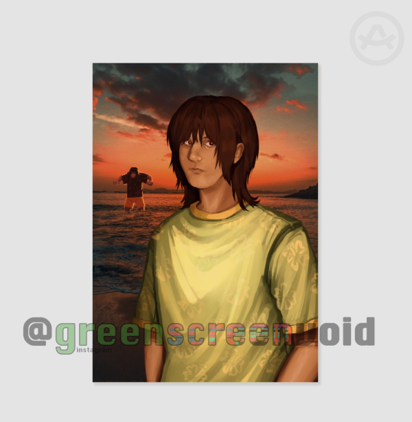 On the beach - Kris/Susie Print