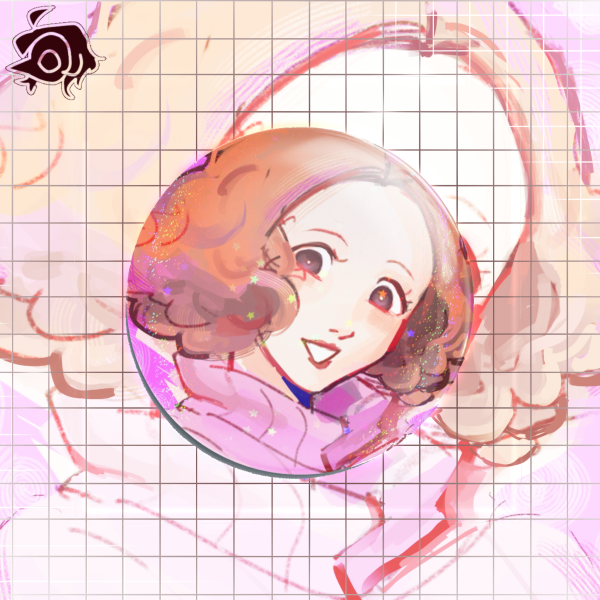Haru Okumura Button/Pin