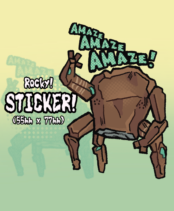 rocky amaze x3 ☆ sticker