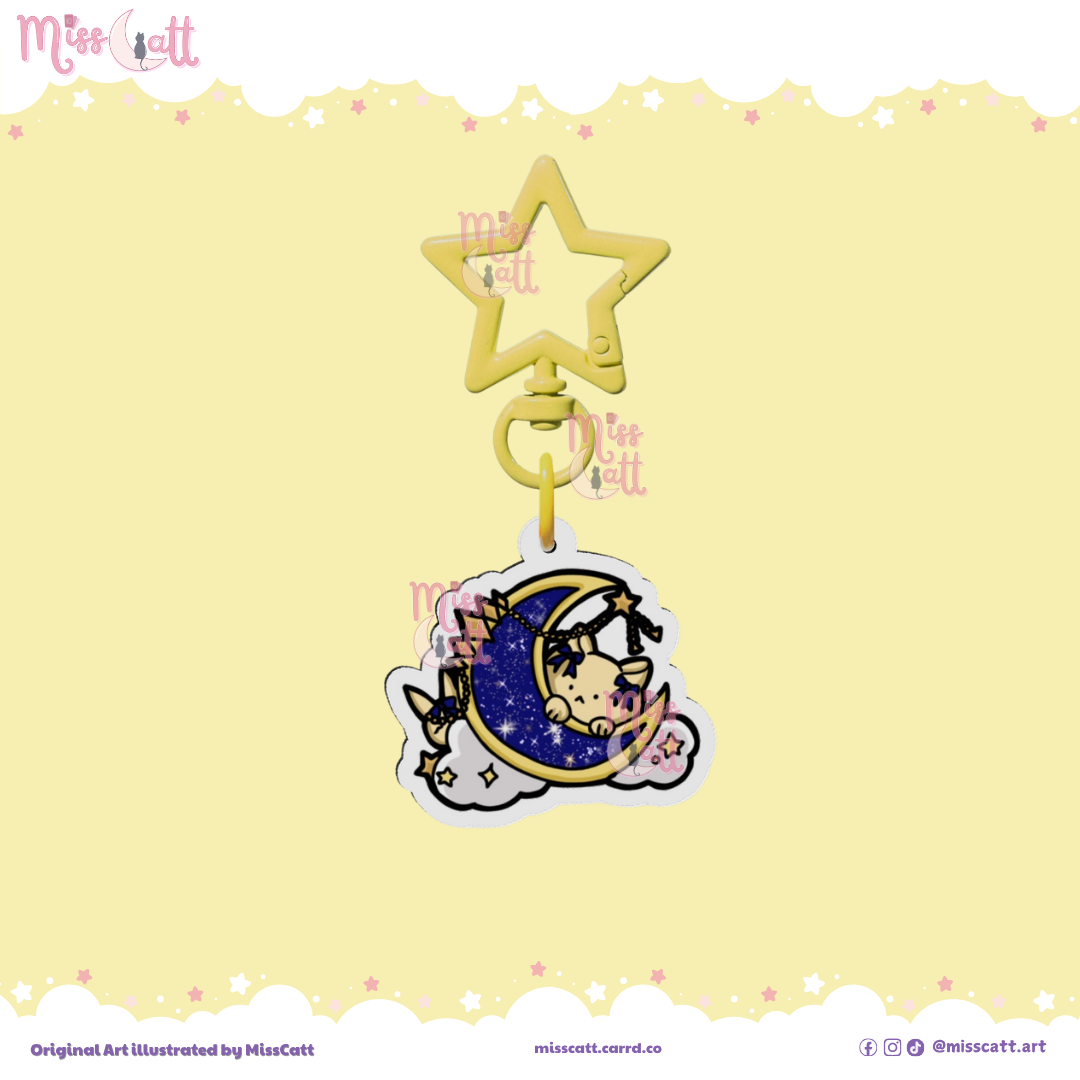 Luna | Galaxy | Acrylic Keychain