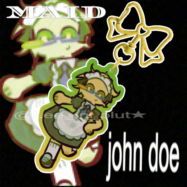 【ROBLOX】 maid john doe👓🧹 keychain
