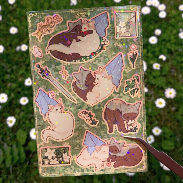 The Princess and The Knight Sticker Sheet
