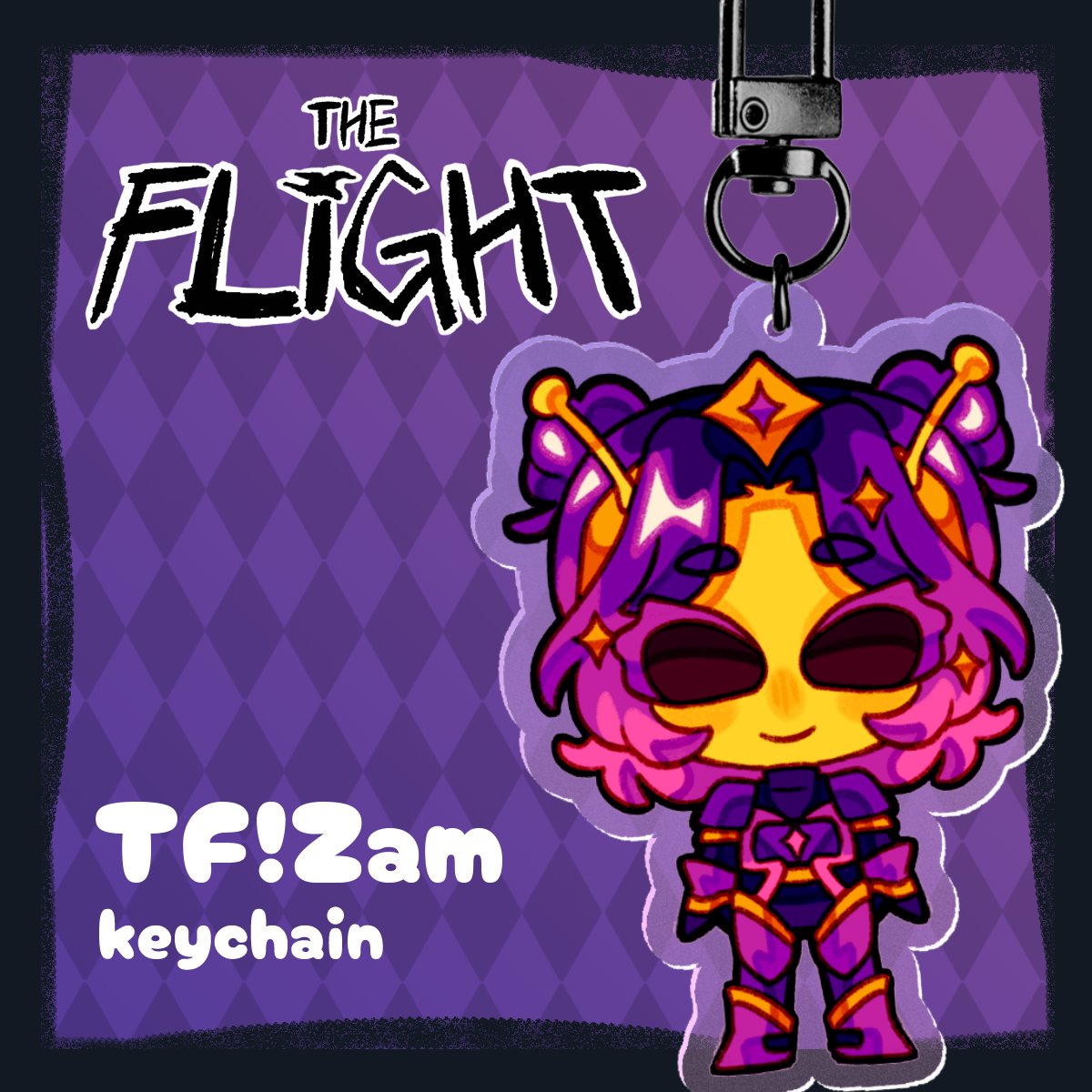 The Flight Zam / PrinceZam Acrylic Keychain