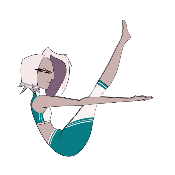 Boat Pose Vaggi Yoga Acrylic Standee