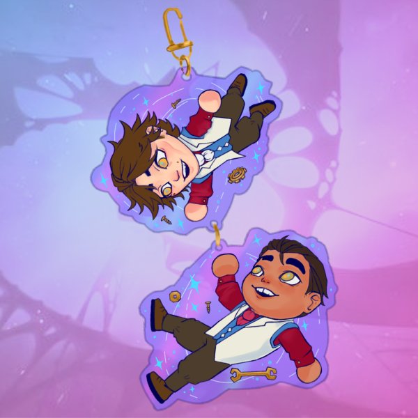 Jayce and Viktor Double Keychain