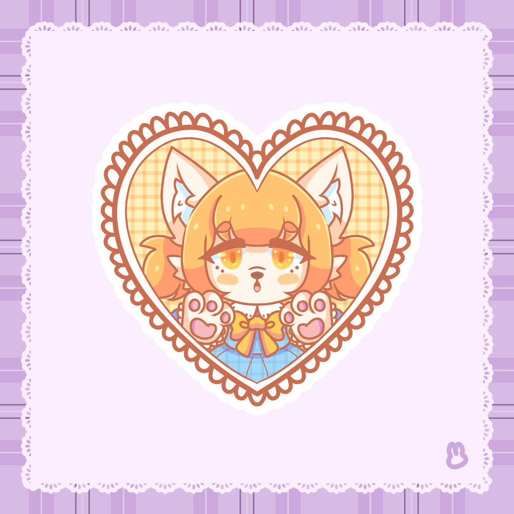 Yellow Puppy Heart Holo 💛