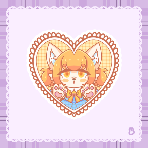 Yellow Puppy Heart Holo 💛