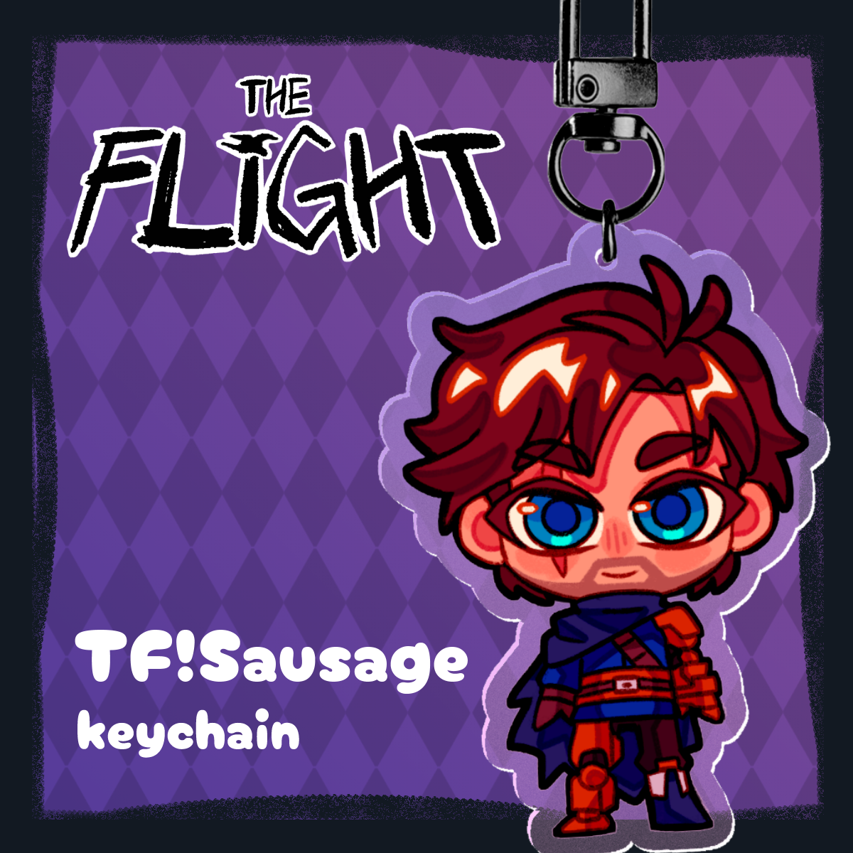 The Flight Sausage / MythicalSausage Acrylic Keychain