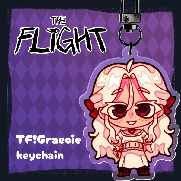 The Flight Graecie / heygraecie Acrylic Keychain