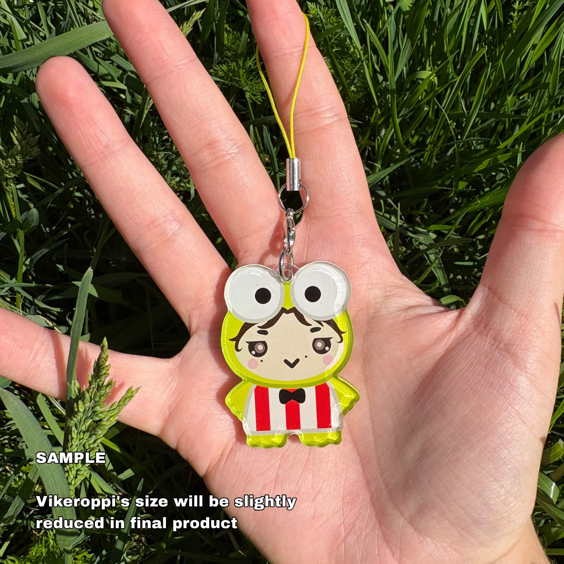 Vikeroppi full bleed phone charm