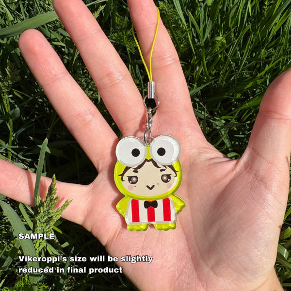 Vikeroppi full bleed phone charm