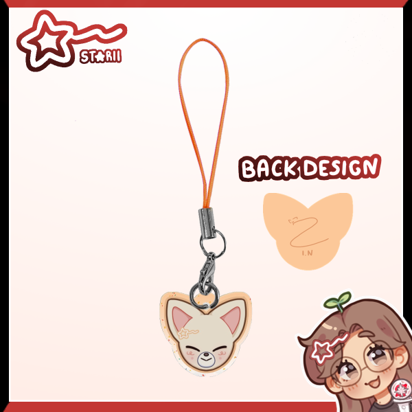Stray Kids I.N ᯓ★ Glitter Acrylic Phonecharm